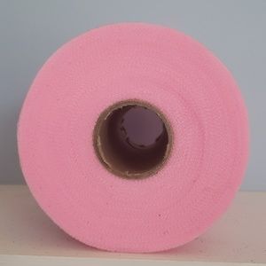 6 inch by 100 yd pink tulle